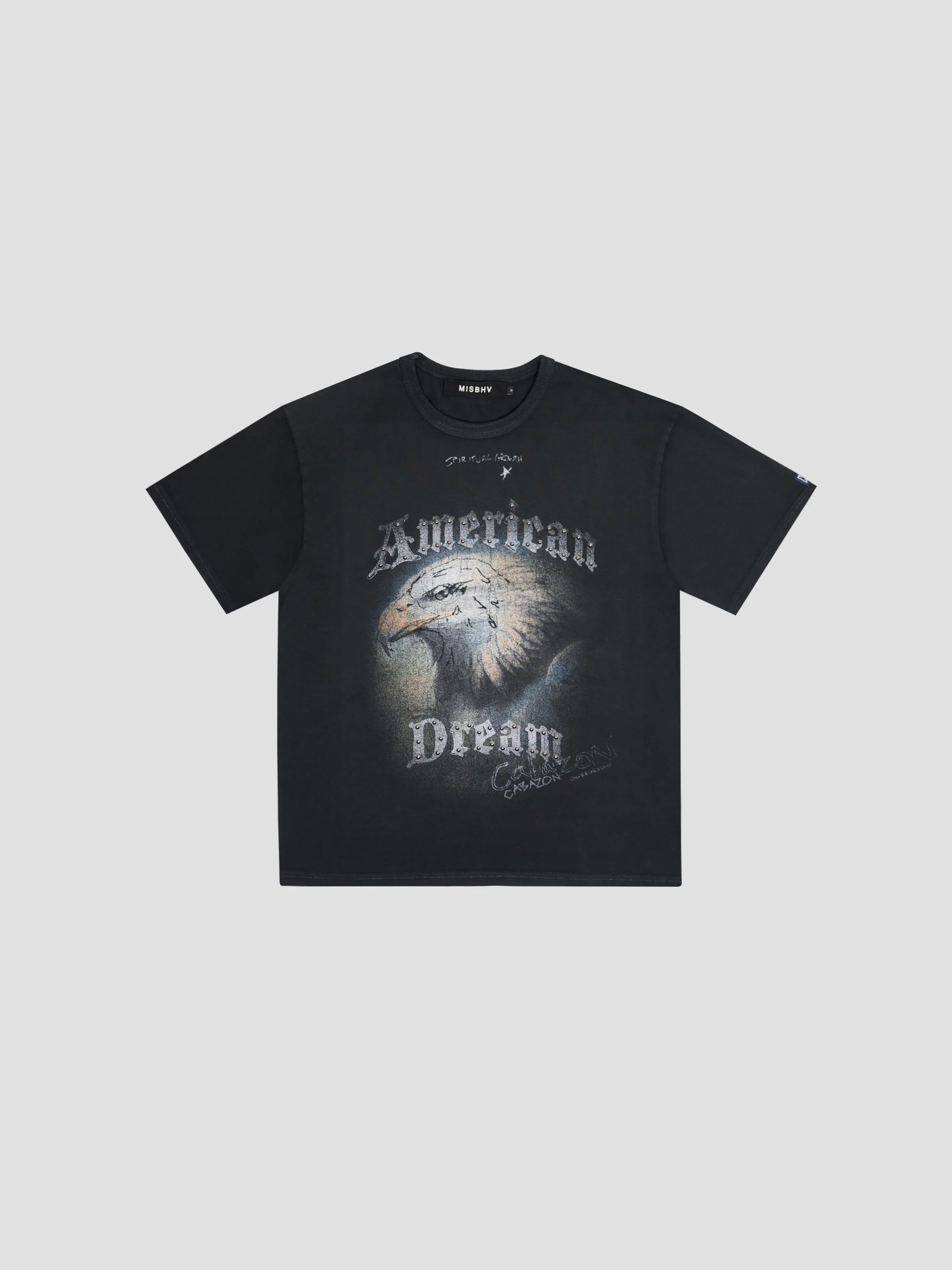 【MISBHV】American Dream T-Shirt Black 'American Dream' T-Shirt by MISBHV on Sale