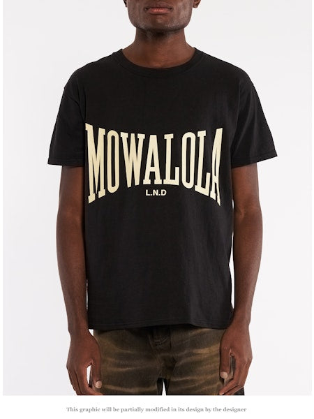 MOWALOLA L.N.D ブラック Tシャツ XL Mowalola Black Sweat Tea T-shirt Mowalola