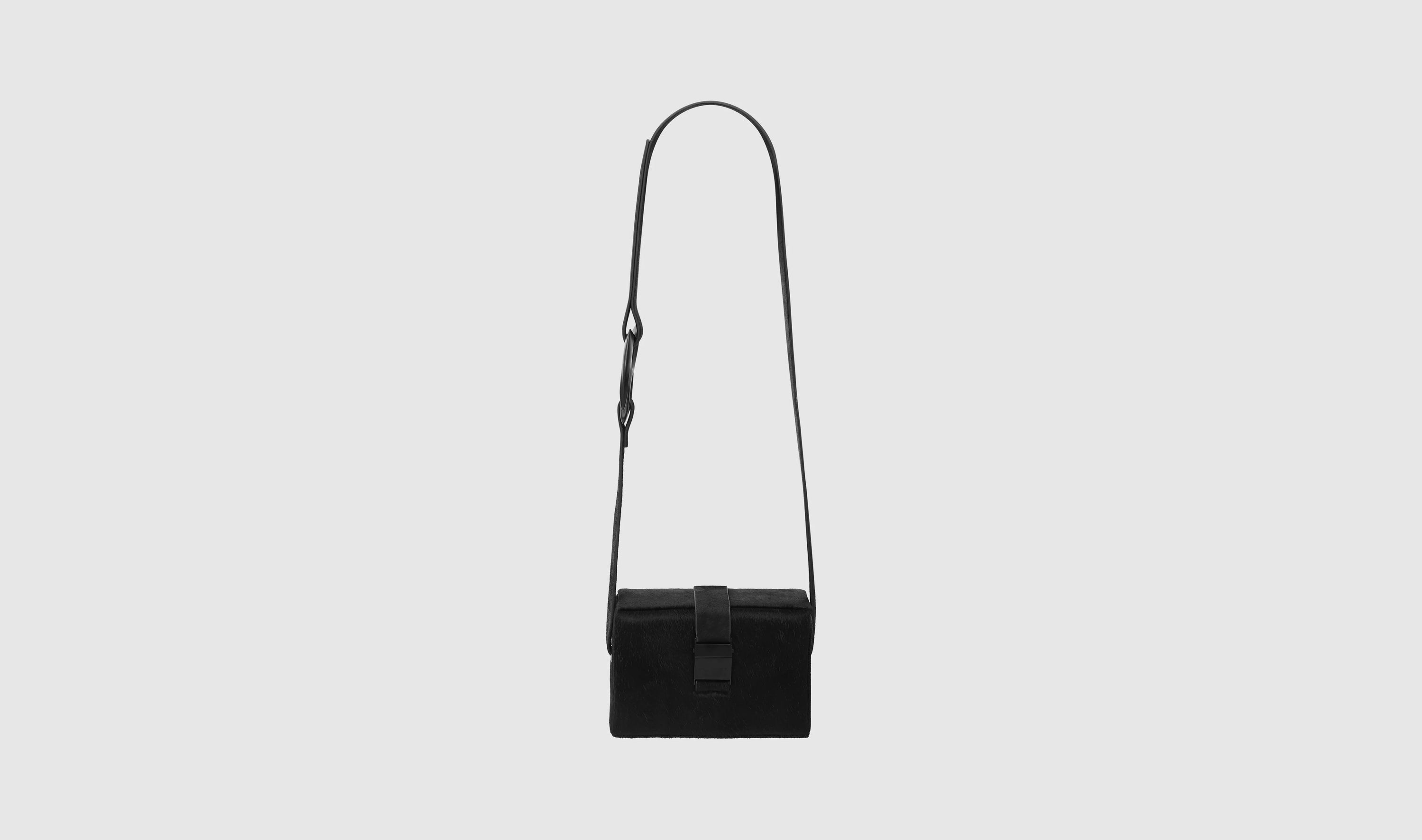PONY HAIR SOLELY BOX BAG