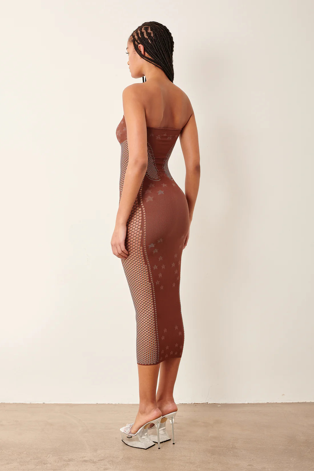 POSTER GIRL Roxie Dress Old Money Brown – YELINA OPHIS