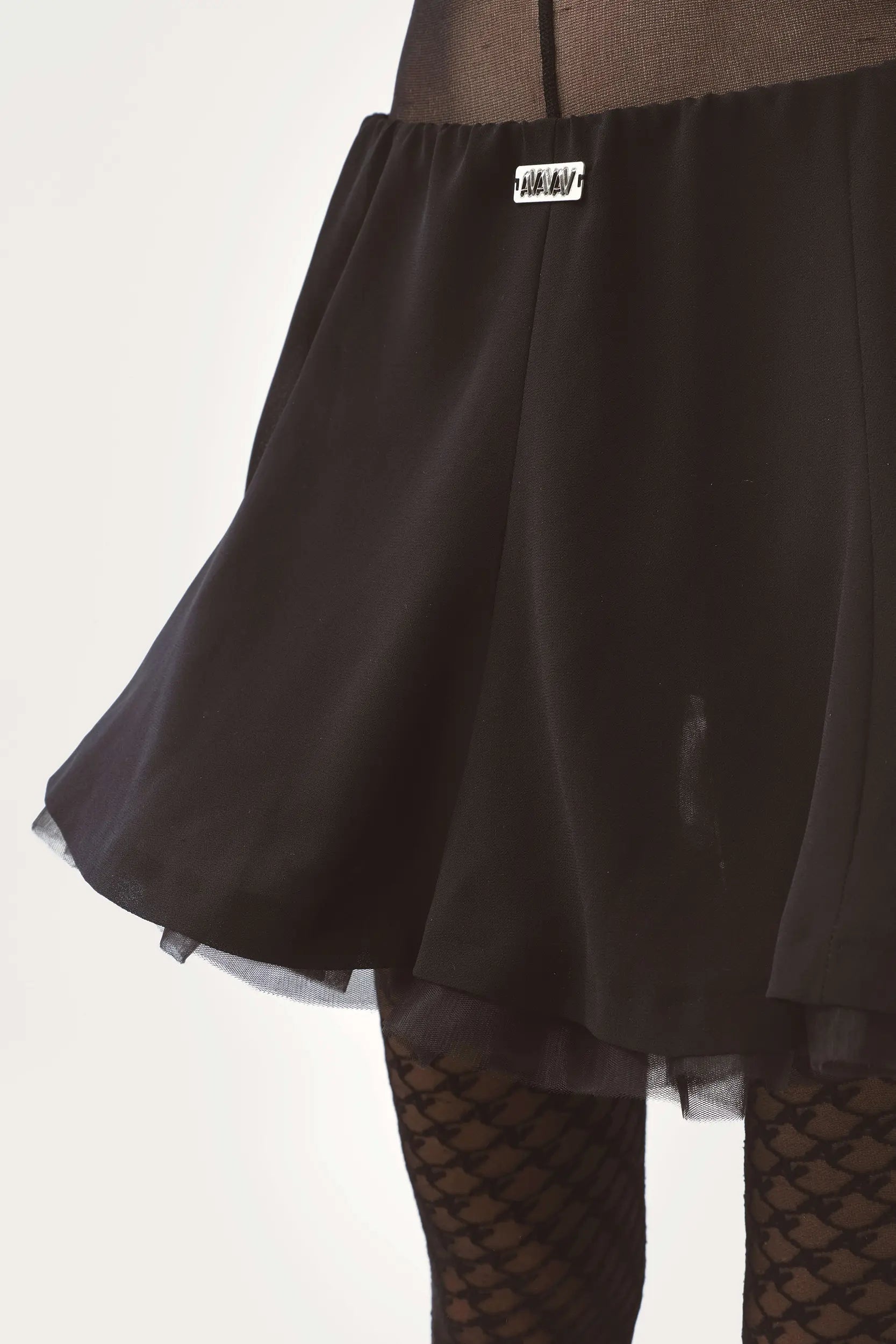 Avavav Tulle Mini Skirt Georgette