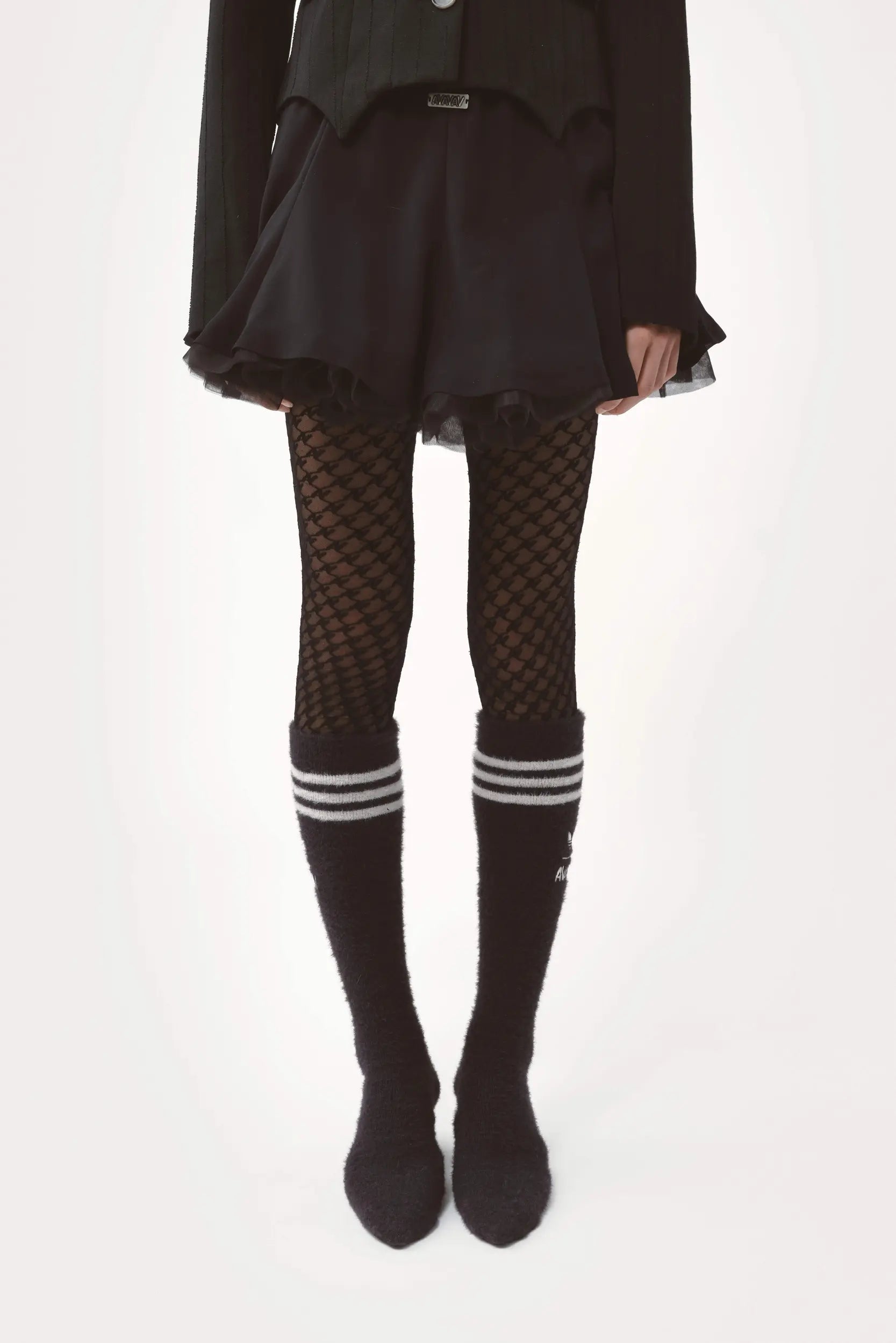 Avavav Tulle Mini Skirt Georgette